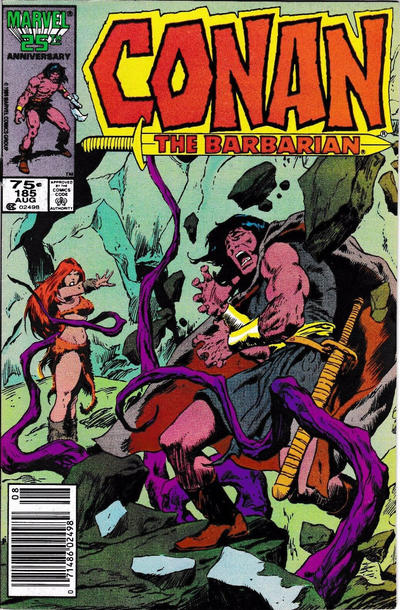 Conan The Barbarian #185 [Newsstand]-Very Good (3.5 – 5)