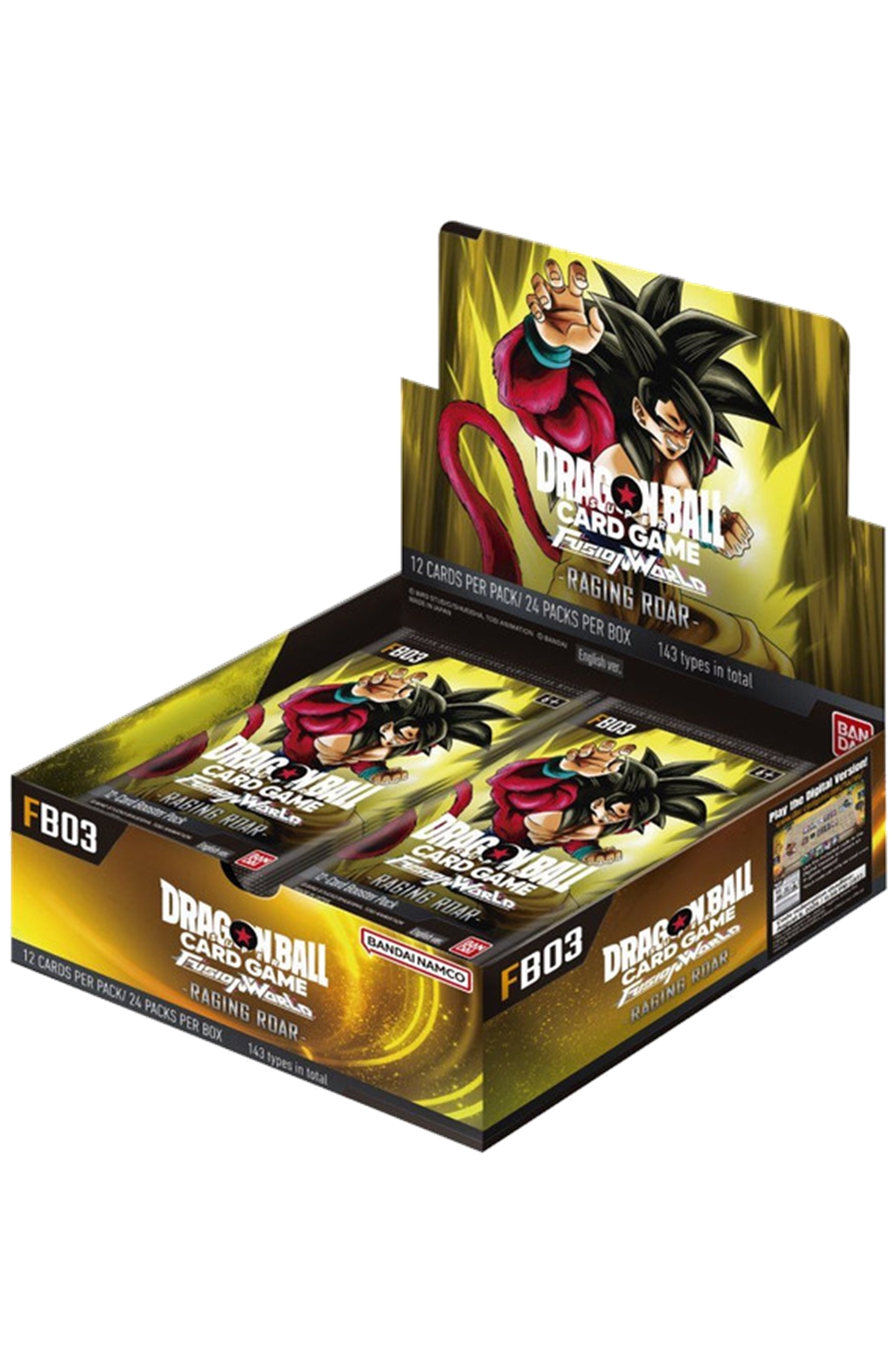 Dragon Ball Super Fusion World Tcg: Raging Roar Booster Display [Fb-03]