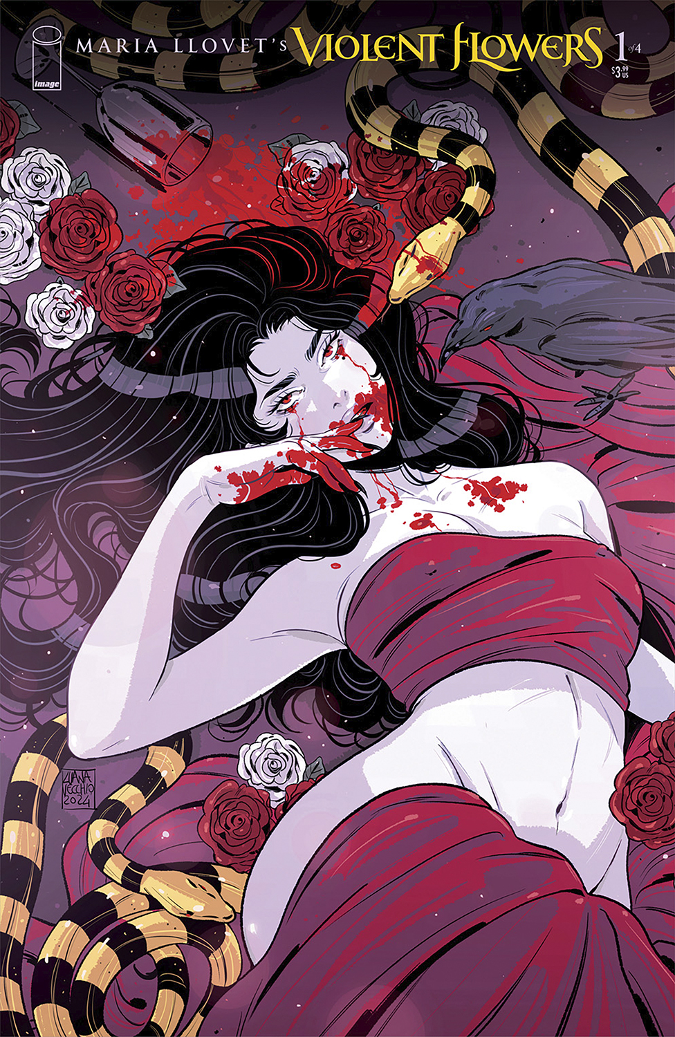 Violent Flowers #1 Cover G Luana Vecchio Variant (Mature) (Of 4)