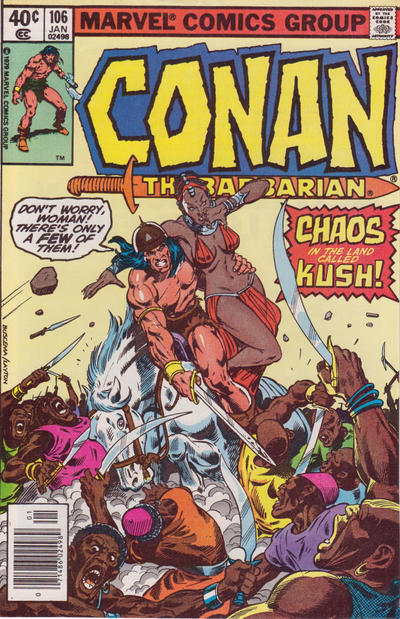 Conan The Barbarian #106 [Newsstand]-Very Fine (7.5 – 9)