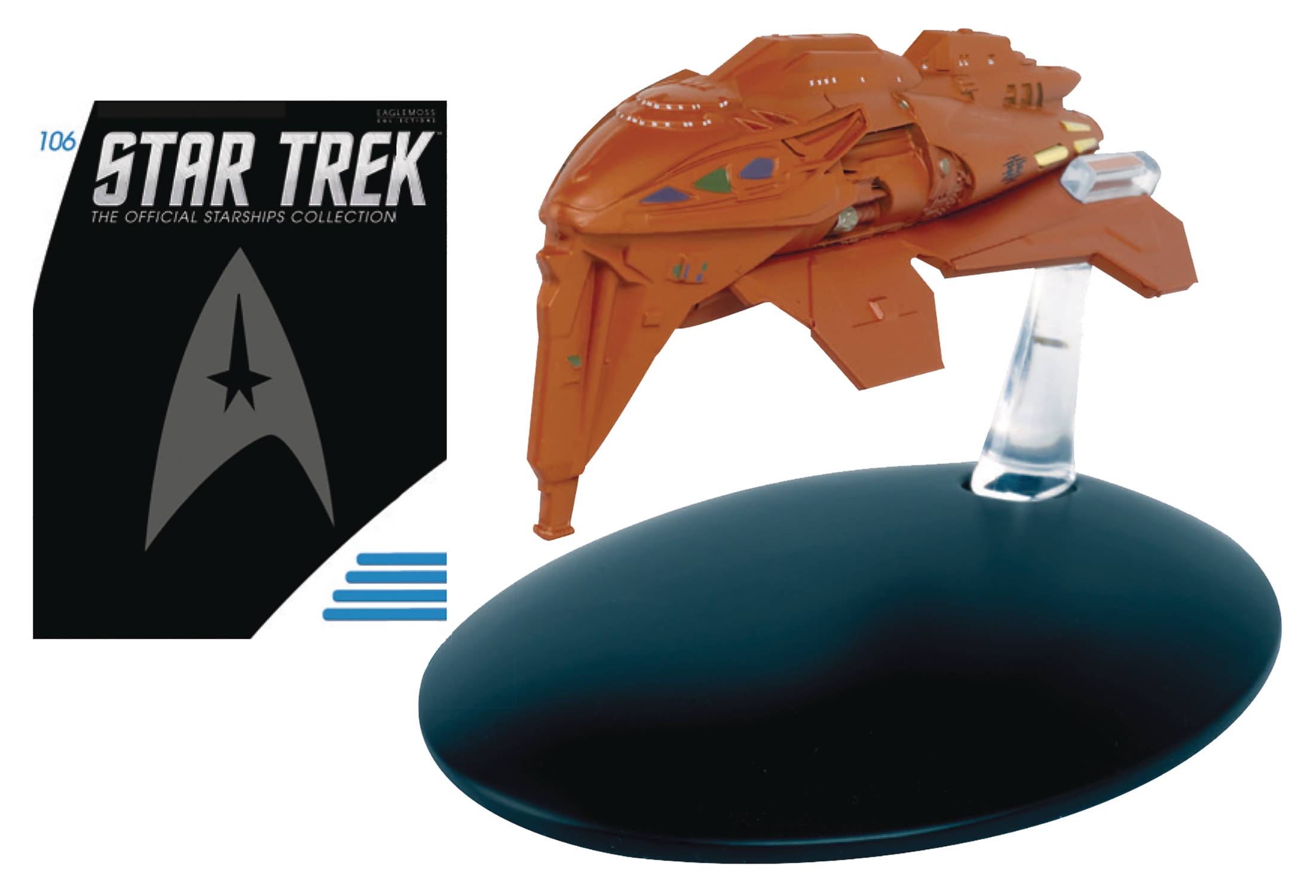 Star Trek Starships Fig Mag #106 Kazon Warship
