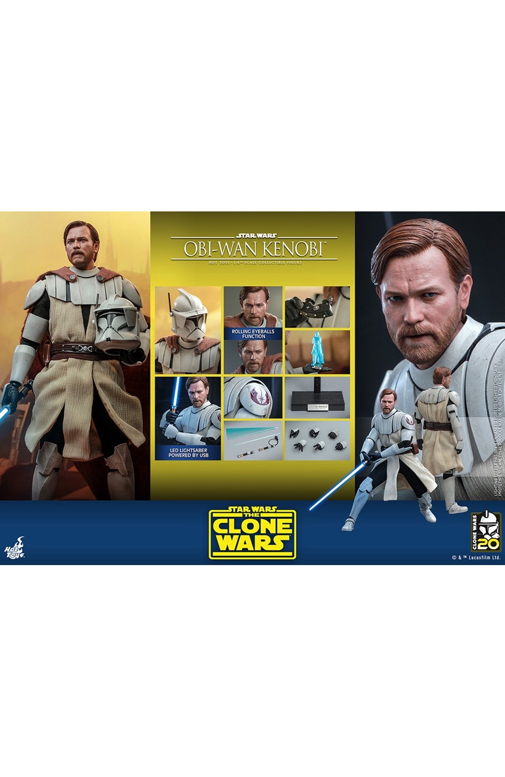 Obi-Wan Kenobi Sixth Scale Figure By Hot Toys