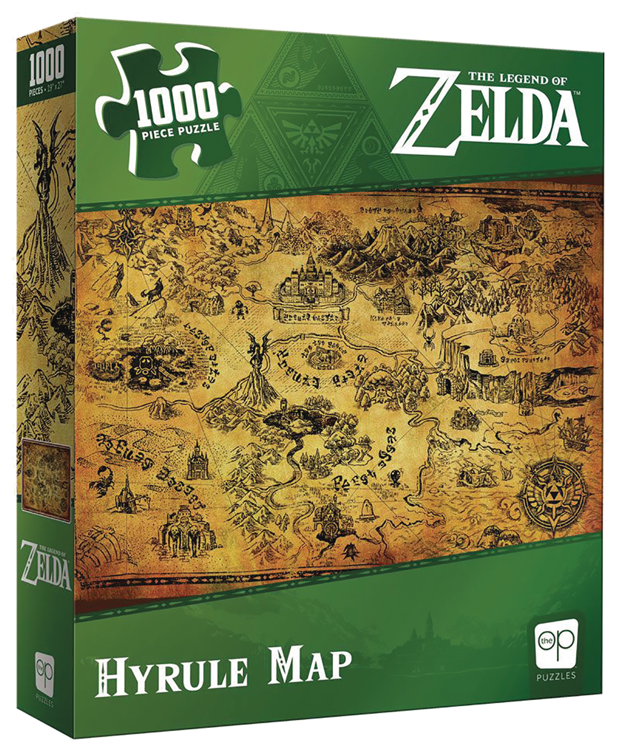 The Legend of Zelda - Hyrule Map 1,000 Piece Puzzle
