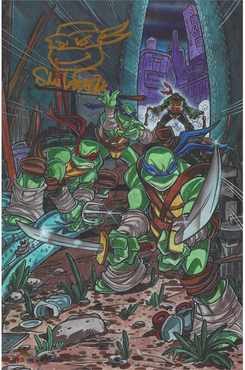 Teenage Mutant Ninja Turtles (2011) #124 Showcase Comic Books & Collectibles Exclusive Signed