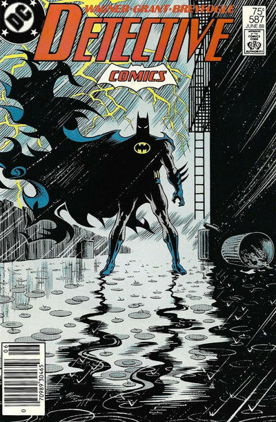 Detective Comics #587 [Newsstand]-Fine (5.5 – 7)