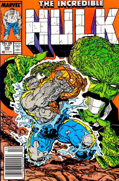 The Incredible Hulk #342 [Newsstand]-Very Good
