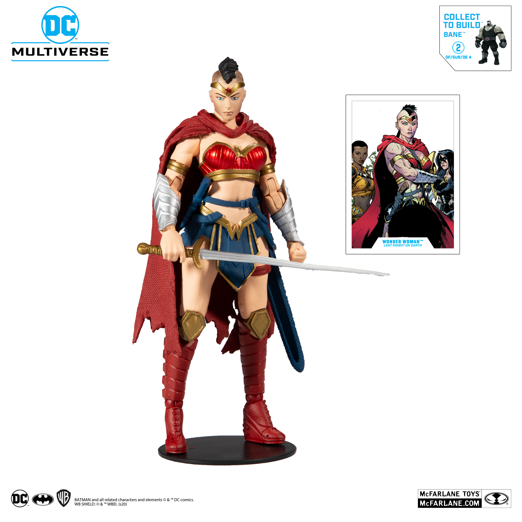 DC Collector Build-A 7 Inch Scale Wonder Woman Action Figure