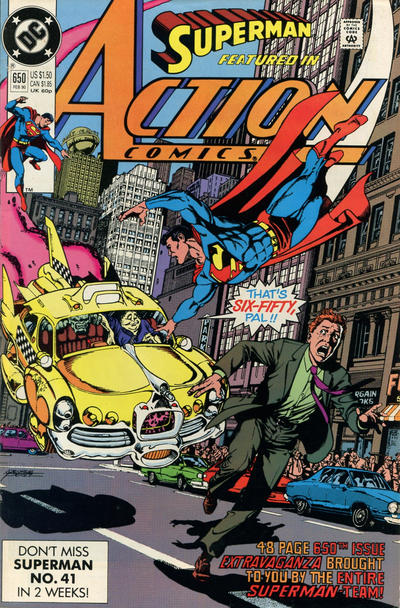 Action Comics #650 [Direct] Very Fine 