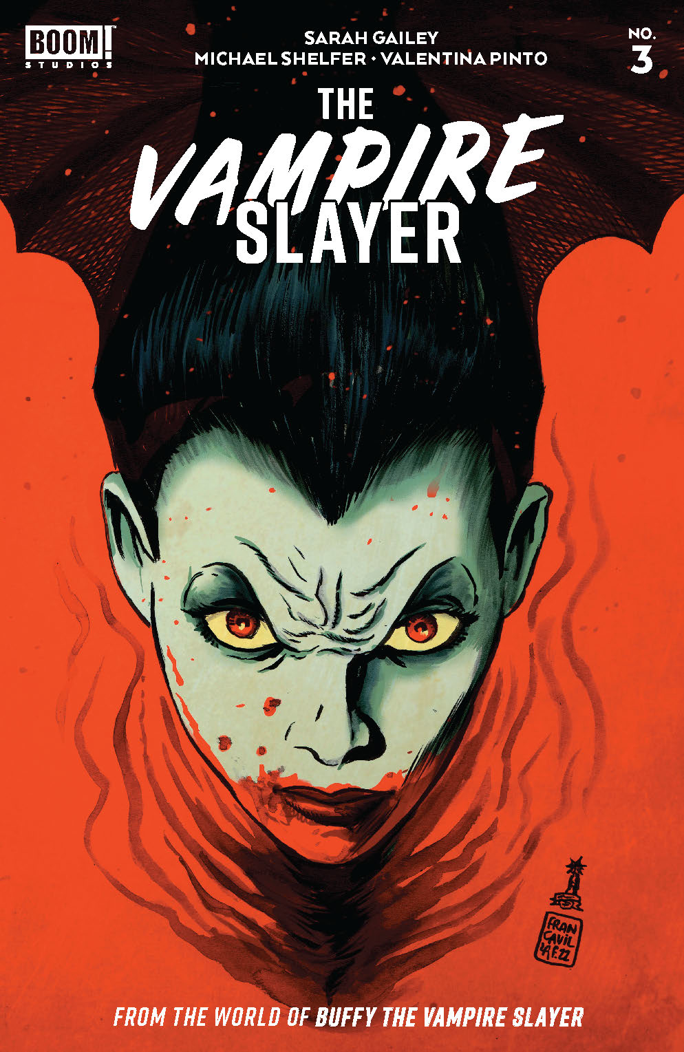 Vampire Slayer (Buffy) #3 Cover B Blood Red Foil Stamp Variant