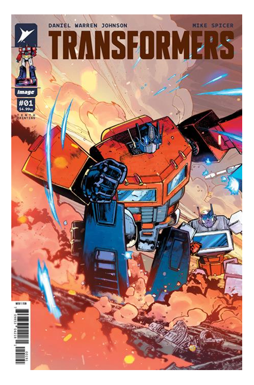 Transformers #1 Tenth Printing Cover I Andrei Bressan & Adriano Lucas Optimus Prime Connecting Variant