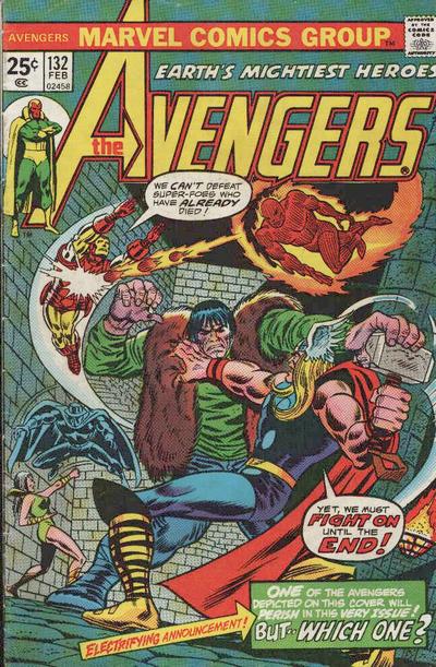 The Avengers #132 (1963)-Good (1.8 – 3)