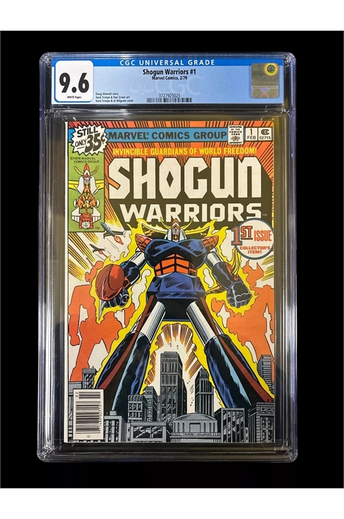 Cgc Graded 9.6 Shogun Warriors #1 Marvel Comics 1979