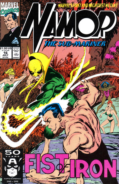 Namor, The Sub-Mariner #16 (1990)-Very Fine (7.5 – 9)