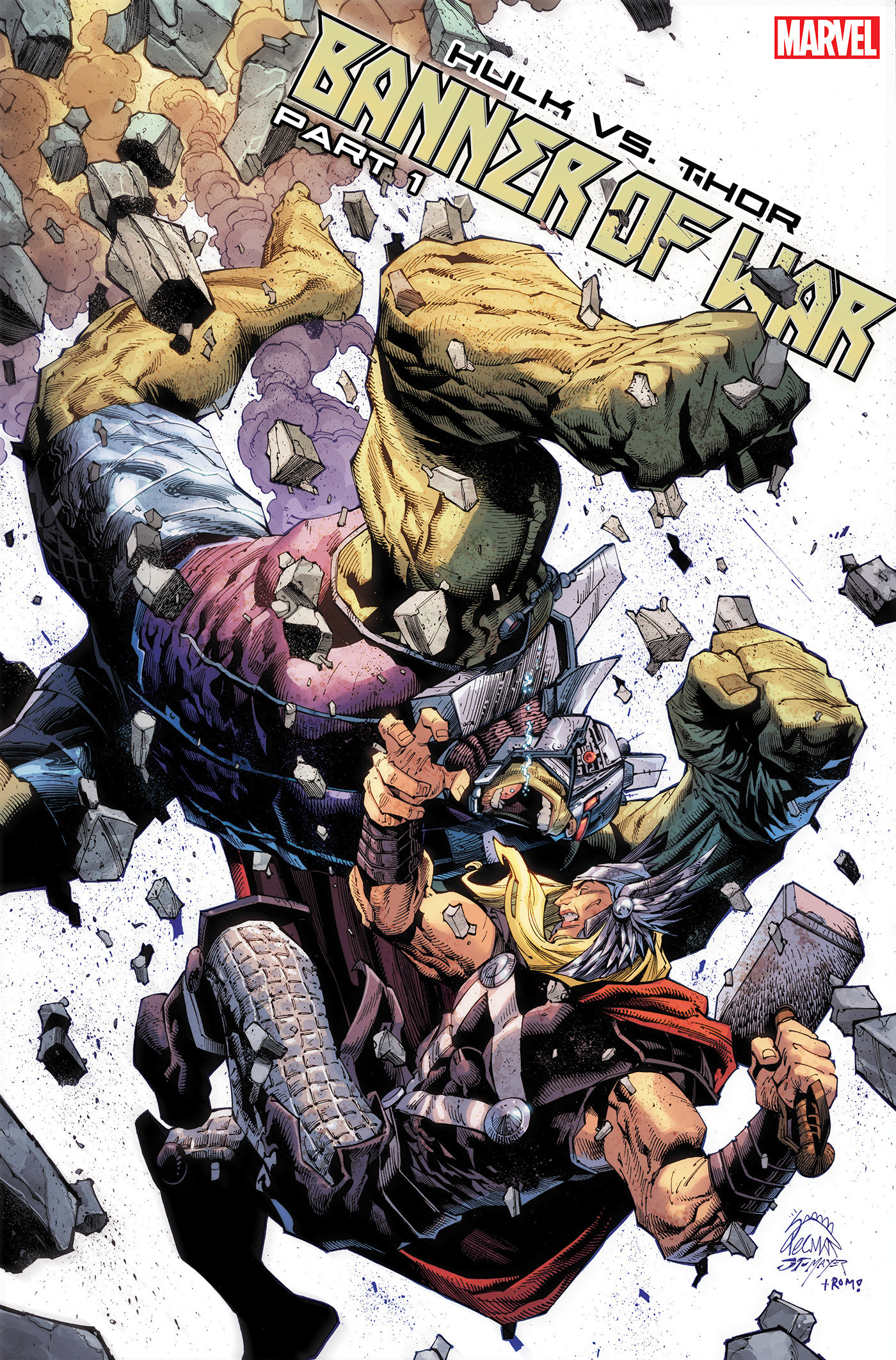 Hulk vs Thor Banner War Alpha #1 1 for 50 Incentive Ryan Stegman