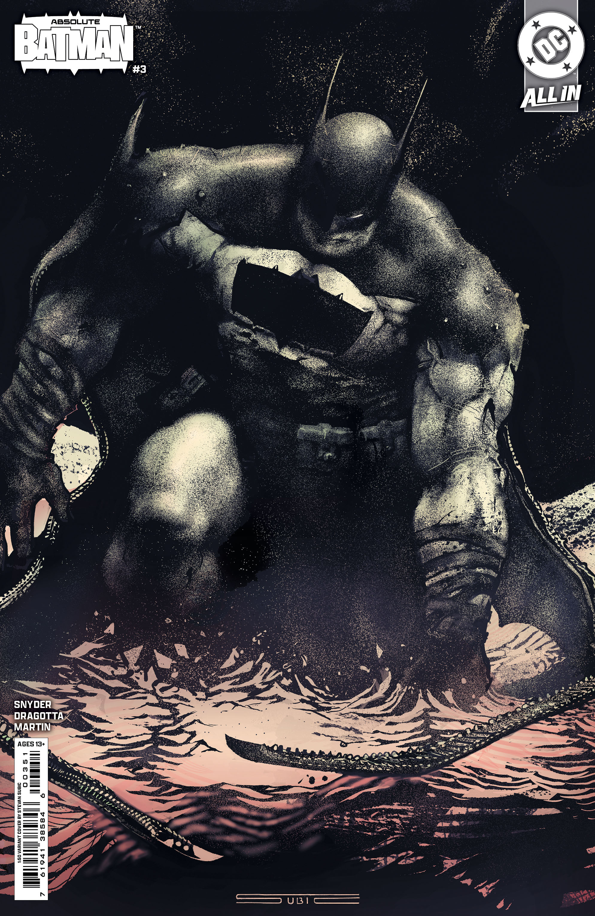 Absolute Batman #3 Cover E 1 for 50 Incentive Stevan Subic Card Stock Variant