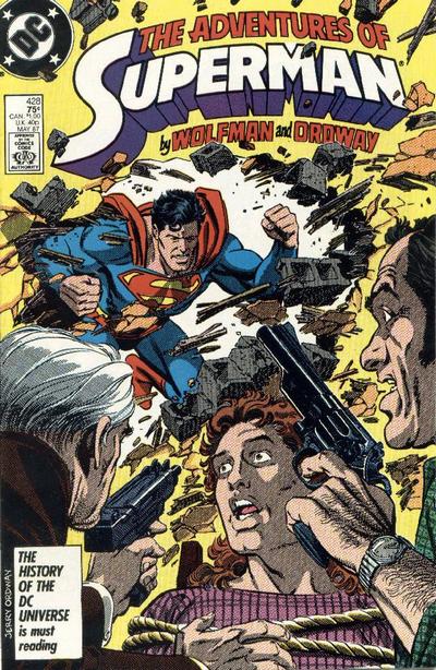 Adventures of Superman #428 [Direct]-Very Fine (7.5 – 9)