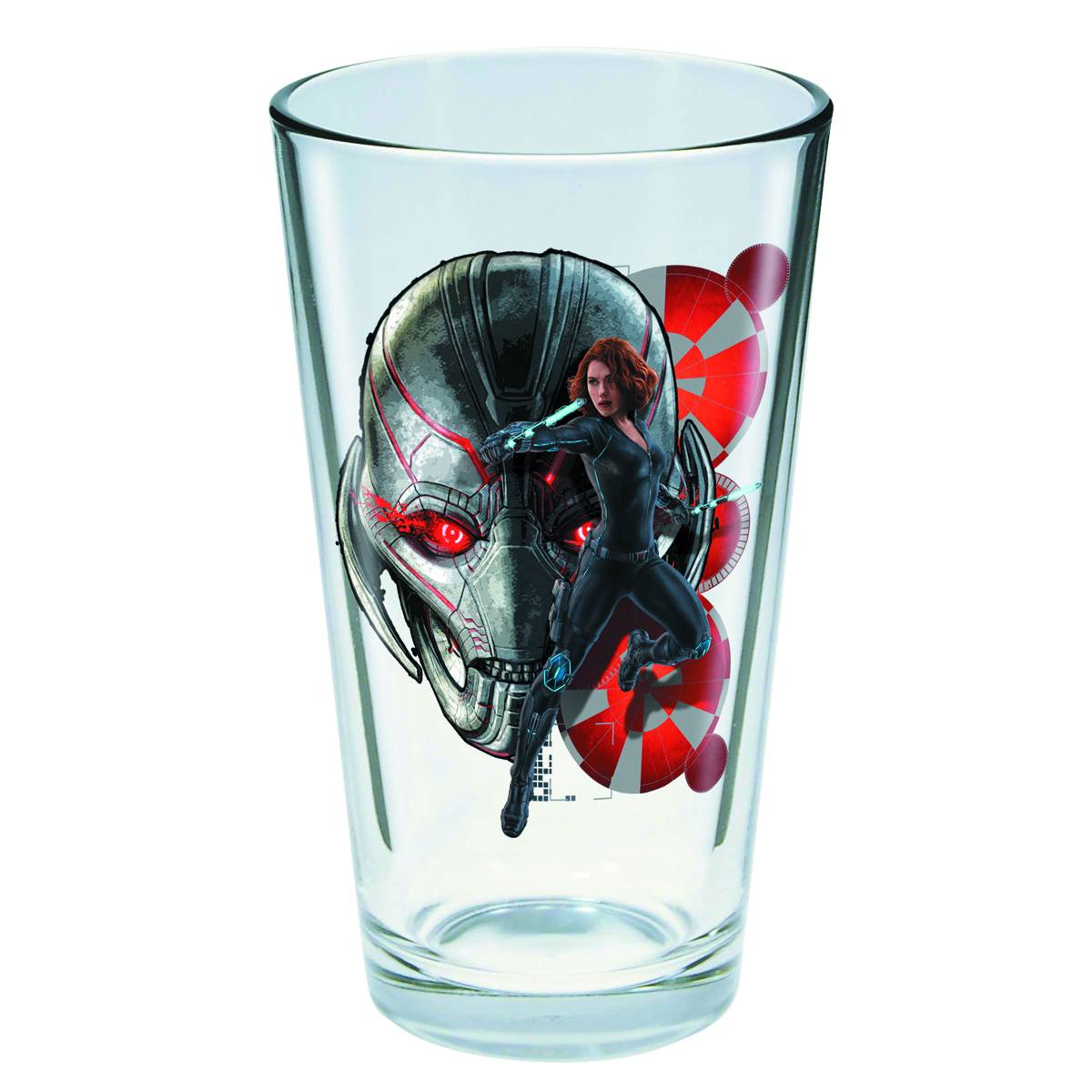 Toon Tumblers Avengers Aou Black Widow Pint Glass