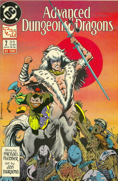 Advanced Dungeons & Dragons Comic Book #2 [Direct](1988)-Very Fine (7.5 – 9)