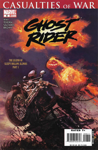 Ghost Rider #8 [Direct Edition]-Near Mint (9.2 - 9.8) Arthur Suydam Cover 