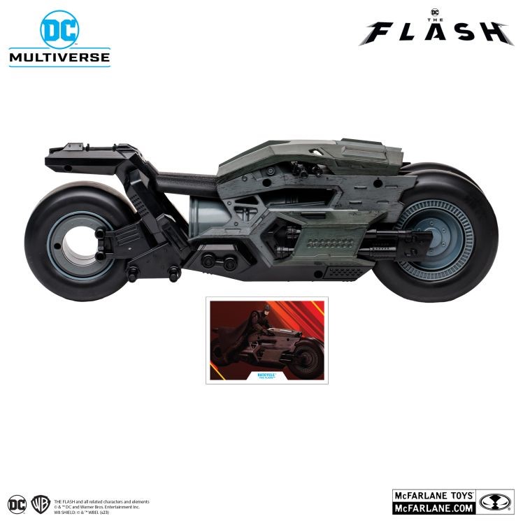 DC Multiverse The Flash Movie Batcycle