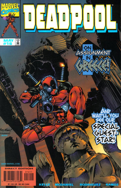 Deadpool #16 [Direct Edition](1997)- Vf/Nm 9.0