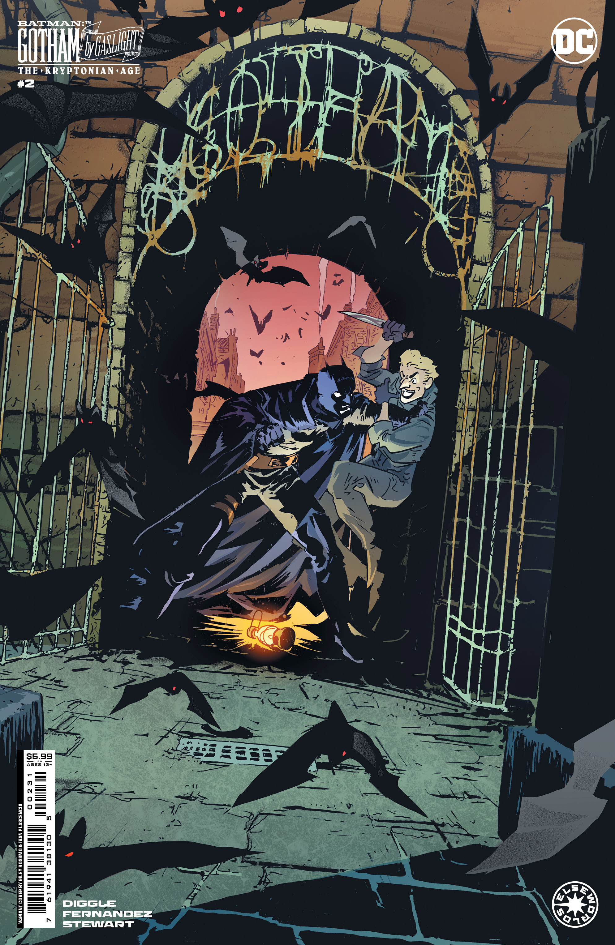 Batman Gotham by Gaslight: The Kryptonian Age #2 (Of 12) Cover B Riley Rossmo Card Stock Variant