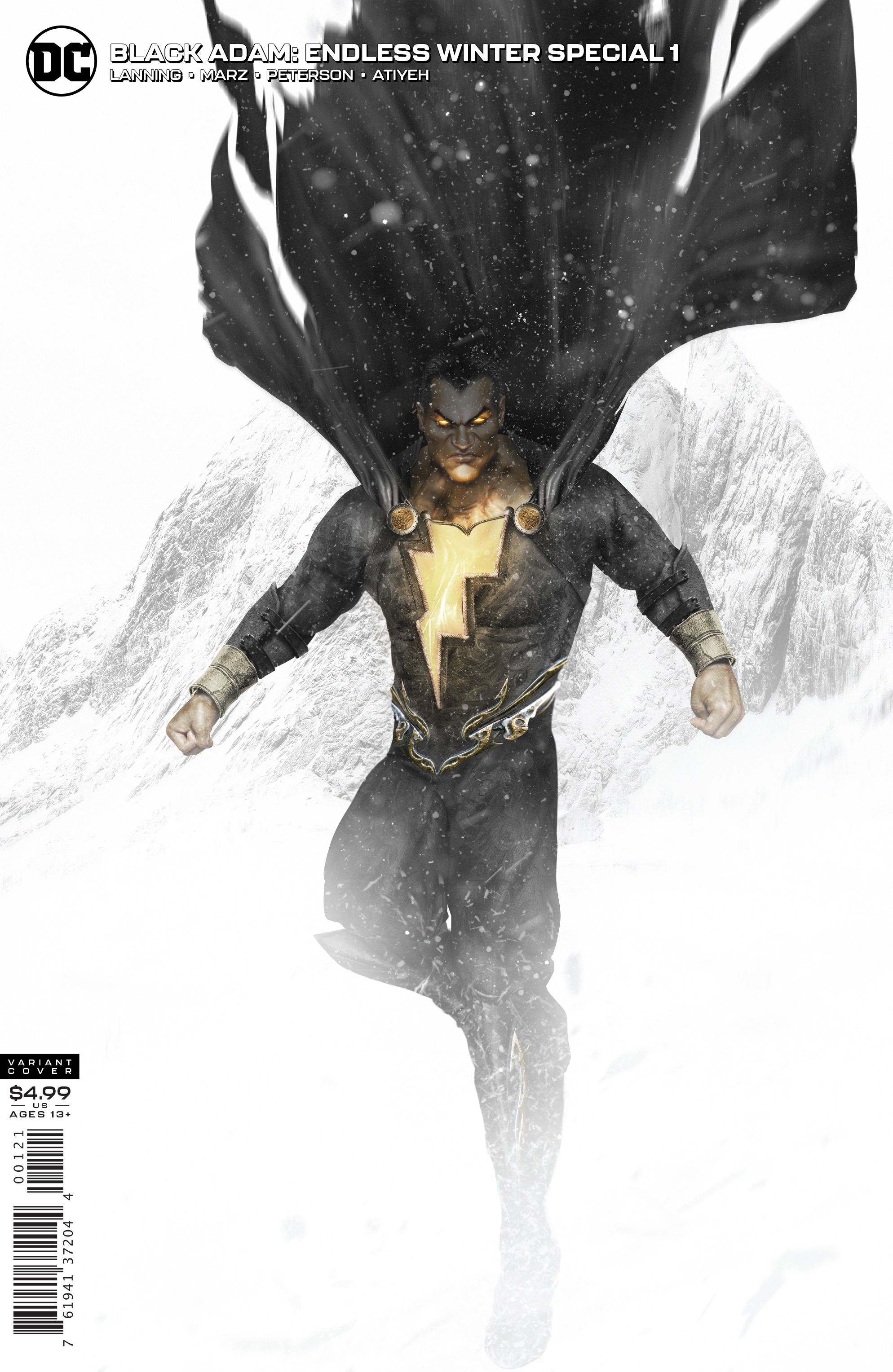 Black Adam Endless Winter Special #1 (One Shot) Cover B Bosslogic Card Stock Variant