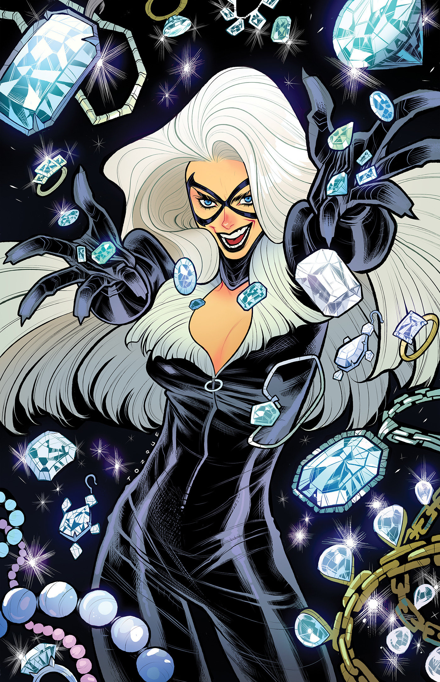 Jackpot & Black Cat #1 Elizabeth Torque Black Cat Virgin Variant 1 for 100 Incentive