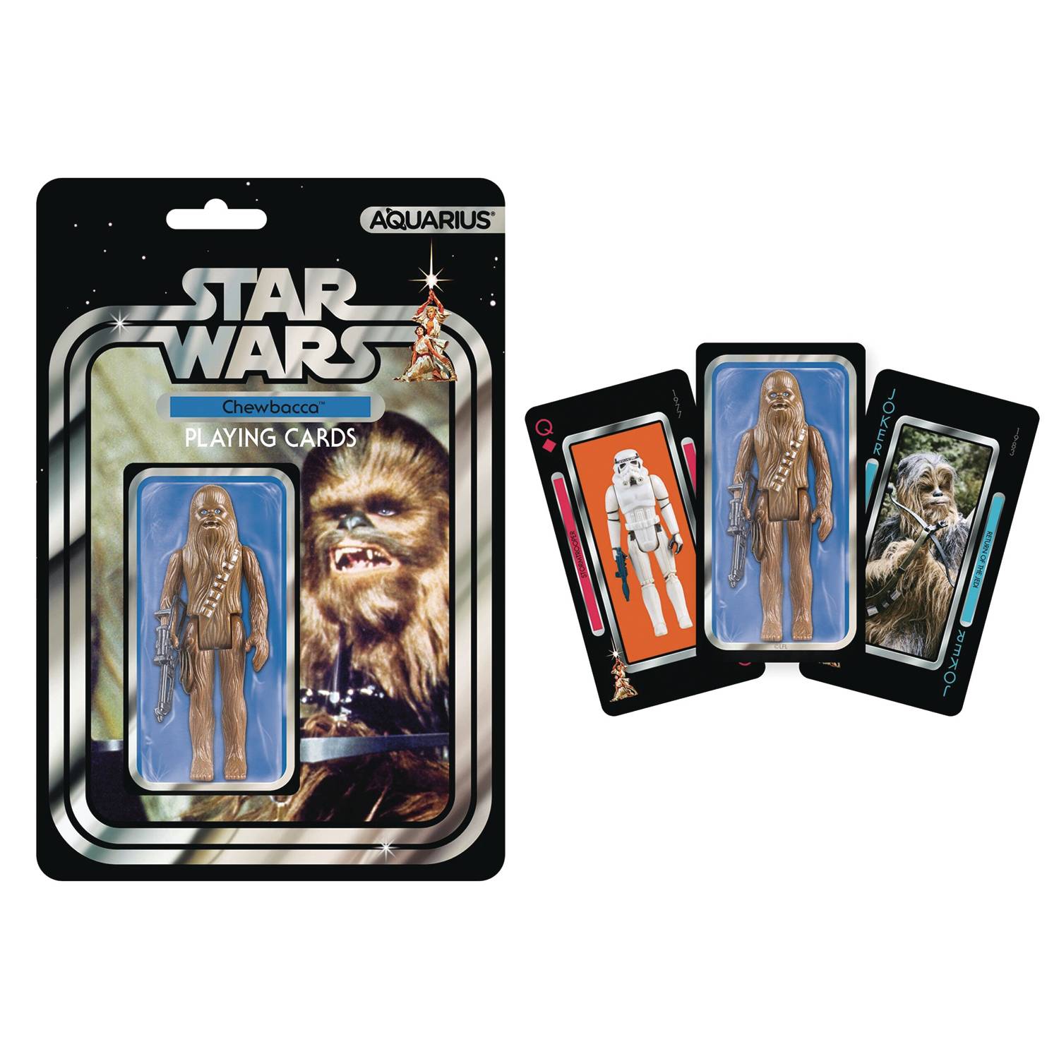 Star Wars Retro Toys Wv1 Chewbacca Playing Cards