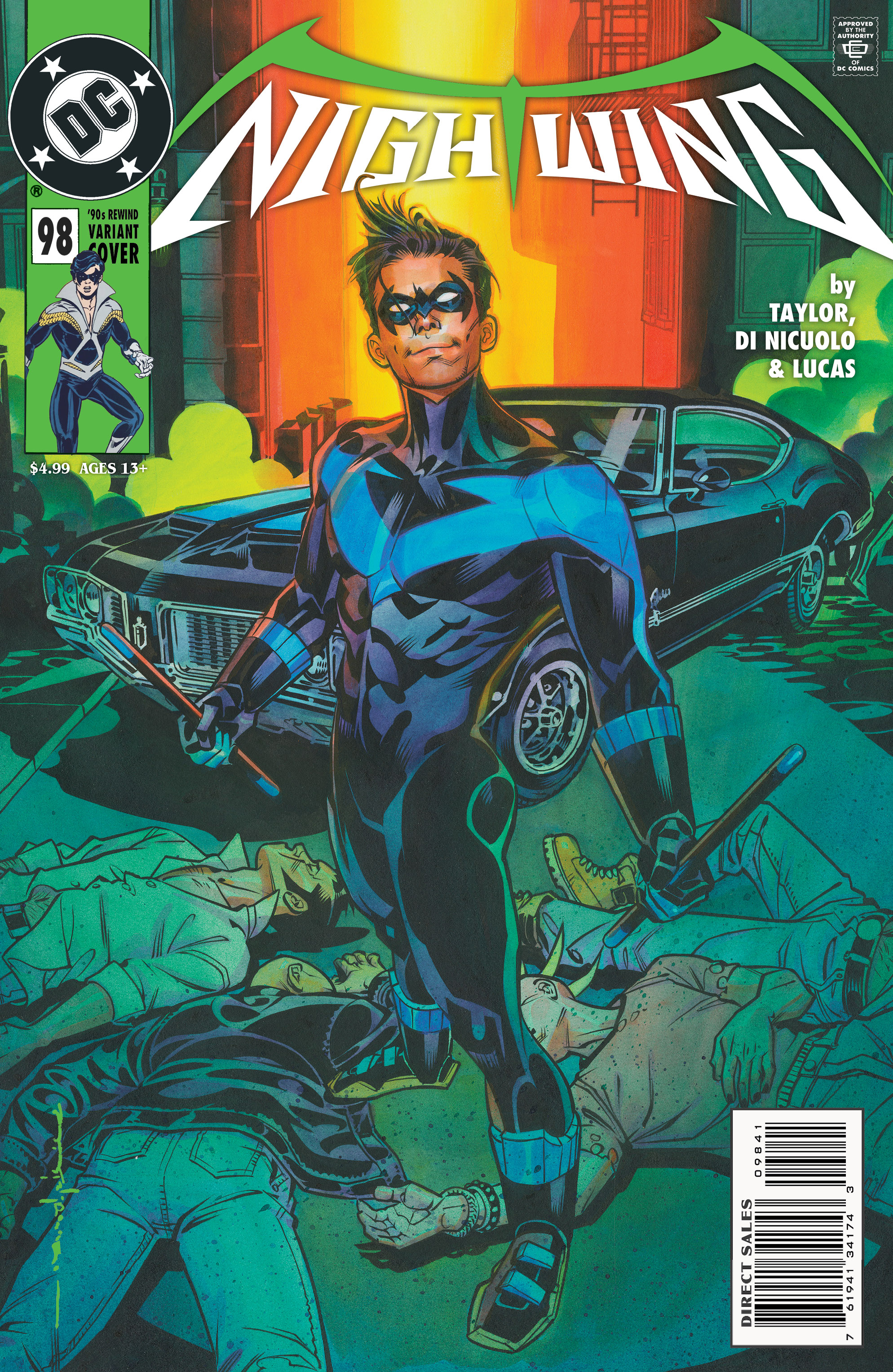 Nightwing #98 Cover C Brian Stelfreeze 90's Cover Month Card Stock Variant (2016)