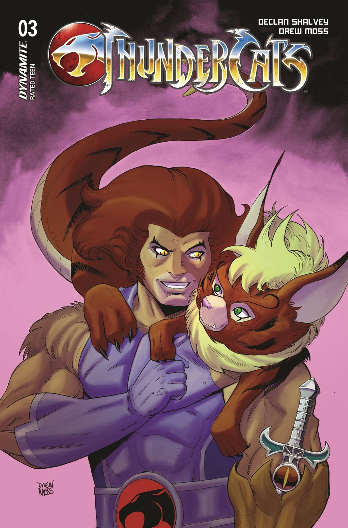 Thundercats #3 Cover W Last Call Moss Snarf Original