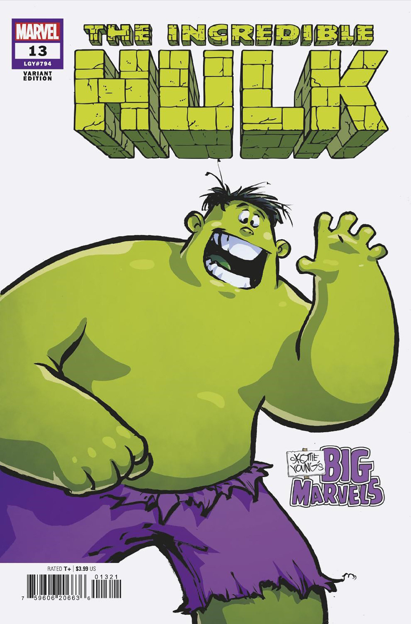 Incredible Hulk #13 Skottie Young's Big Marvel Variant