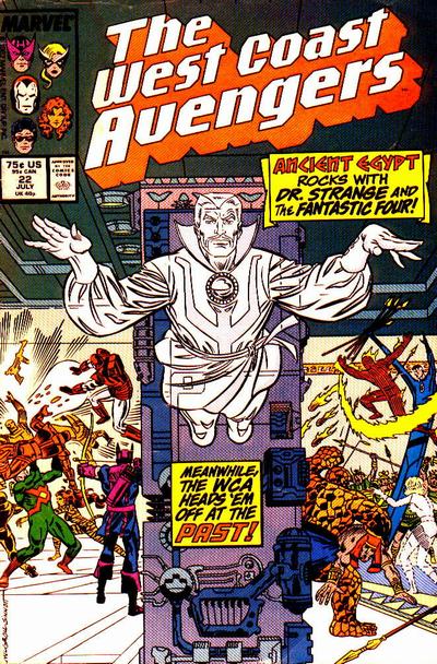 West Coast Avengers #22-Fine (5.5 – 7)