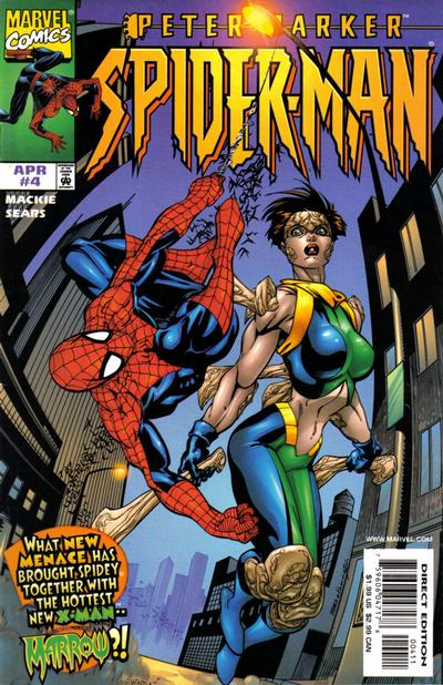 Peter Parker: Spider-Man #4 [Direct Edition]-Fine (5.5 – 7) 1st Appearance of Hunger, Formerly Crown