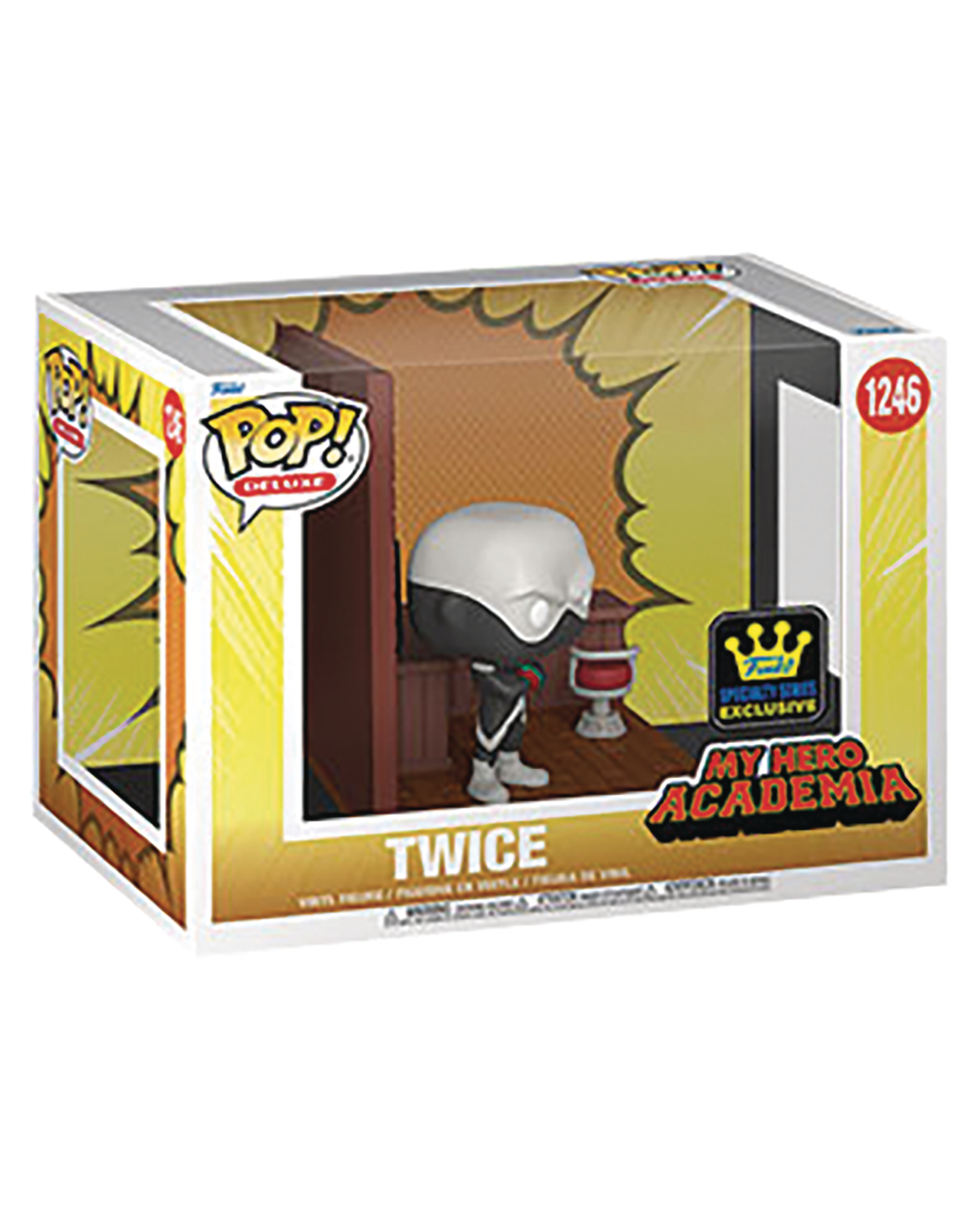 Pop Deluxe My Hero Academia Twice Hideout Fs Vinyl Figure