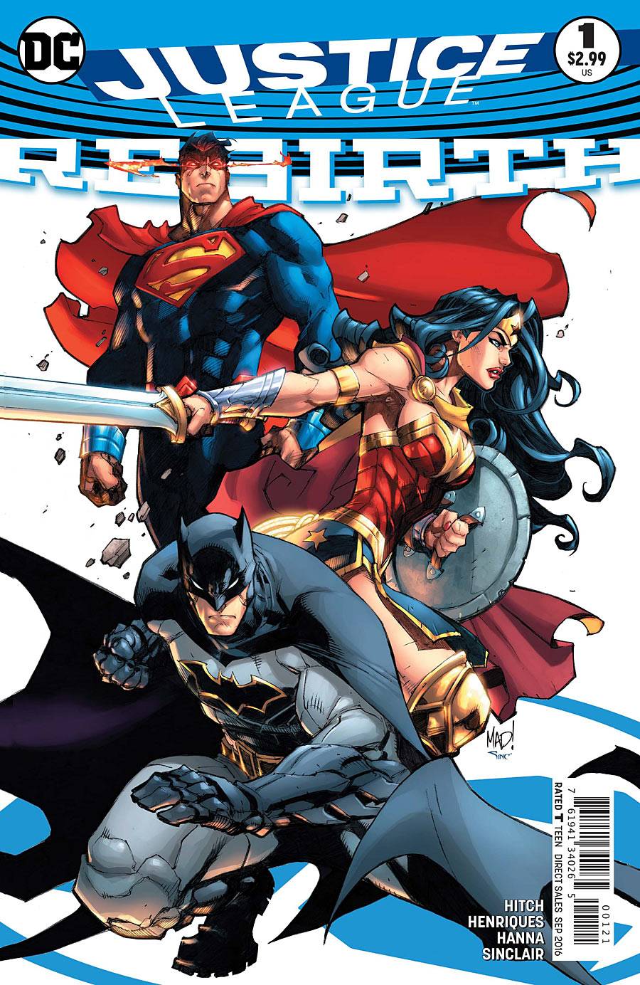 Justice League Rebirth #1 Variant Edition (2016)