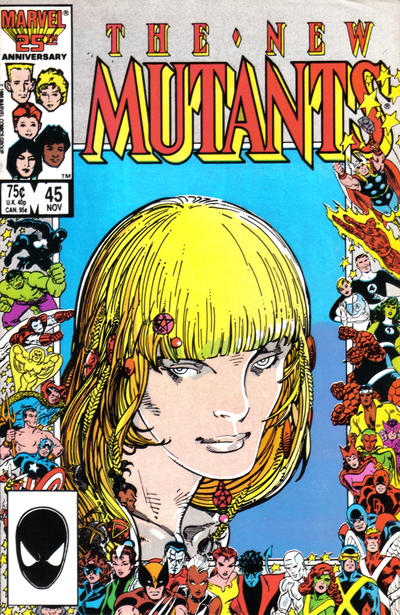 The New Mutants #45 [Direct]-Very Fine (7.5 – 9)