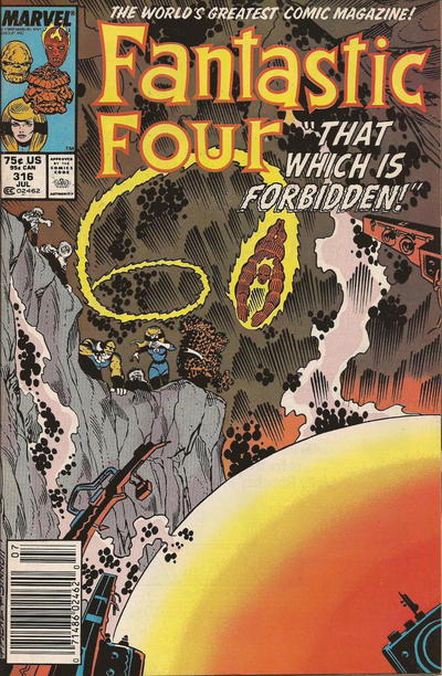 Fantastic Four #316 [Newsstand] - Fn/Vf