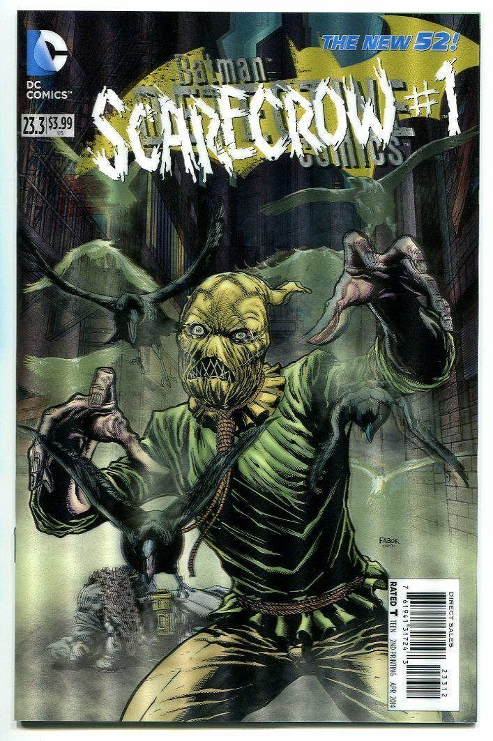 Detective Comics #23.30 Scarecrow (2011) 3D Motion Variant Cover