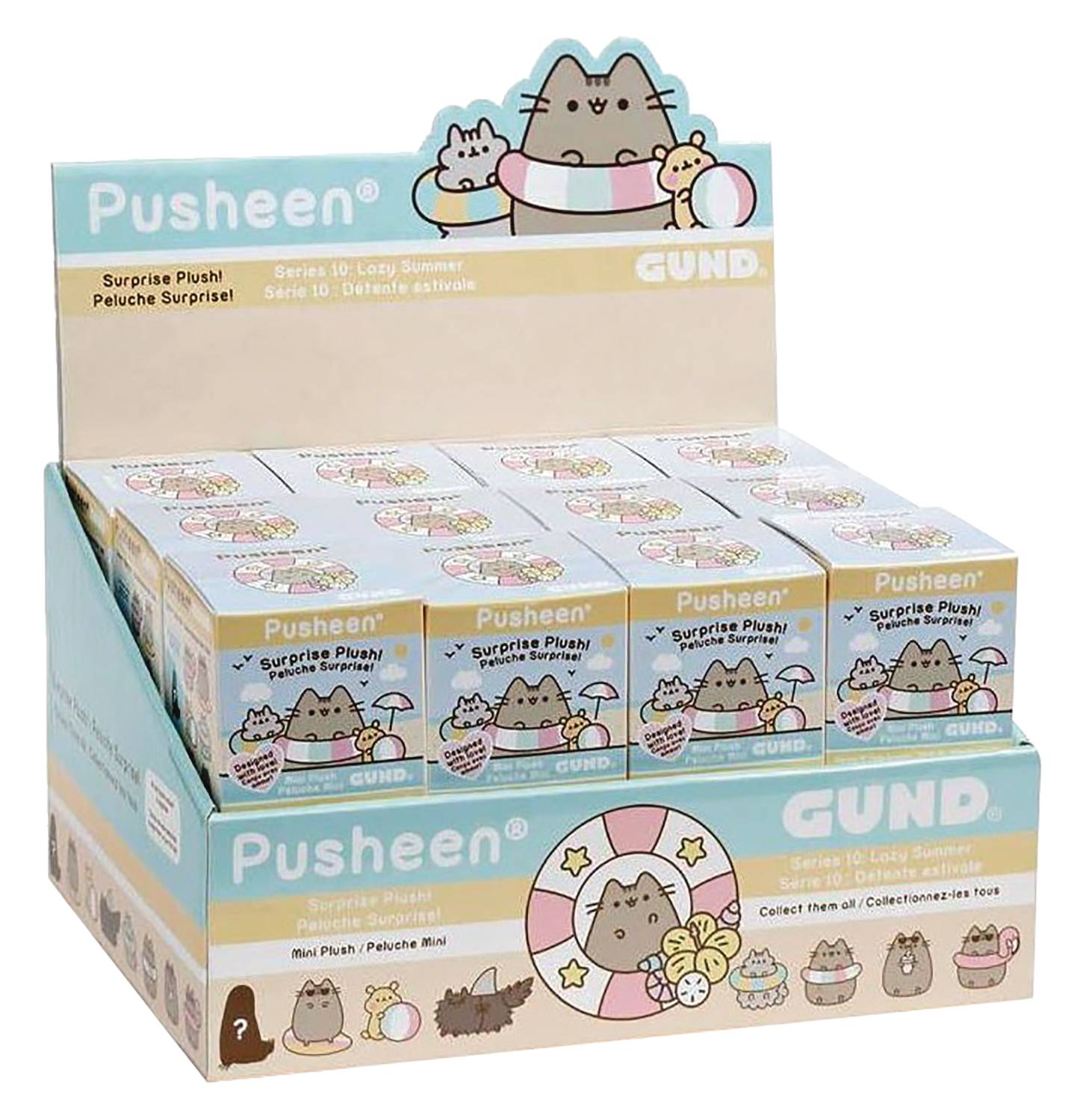 Pusheen Series 10 Lazy Summer 24pcs Blind Mystery Box Ds