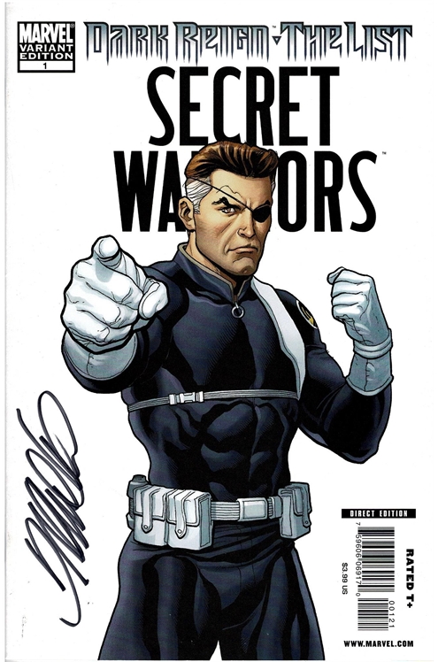 Dark Reign: The List - Secret Warriors One-Shot #1 [Frank Cho Variant] - Signed By Frank Cho