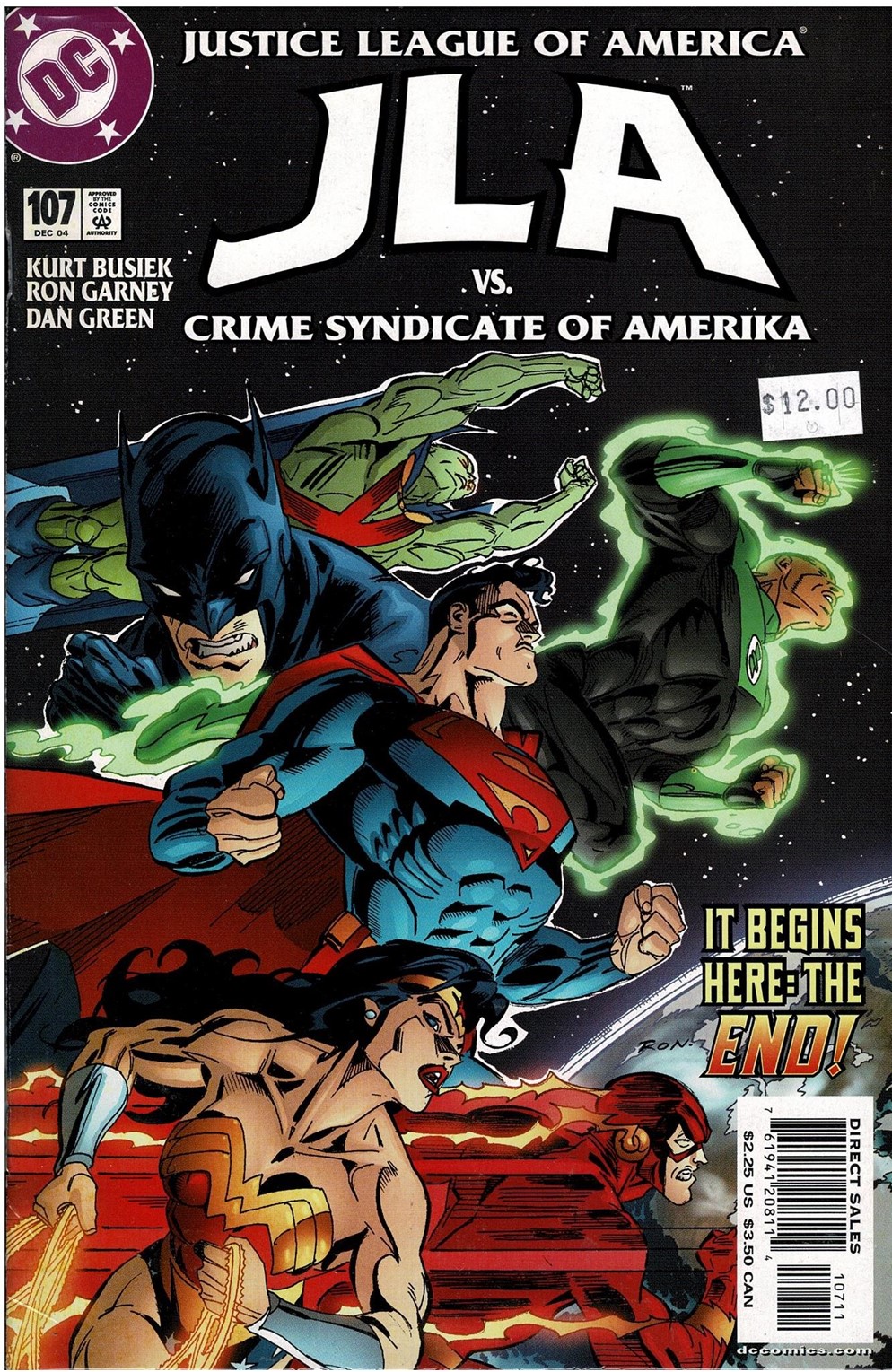 JLA Vs. Crime Syndicate of Amerika #107-114 Comic Pack 