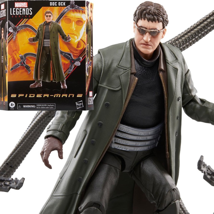 Spider-Man Marvel Legends Series Spider-Man: No Way Home Doc Ock Deluxe 6-Inch Action Figure