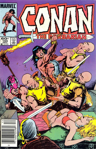 Conan The Barbarian #165 [Newsstand]-Good (1.8 – 3)