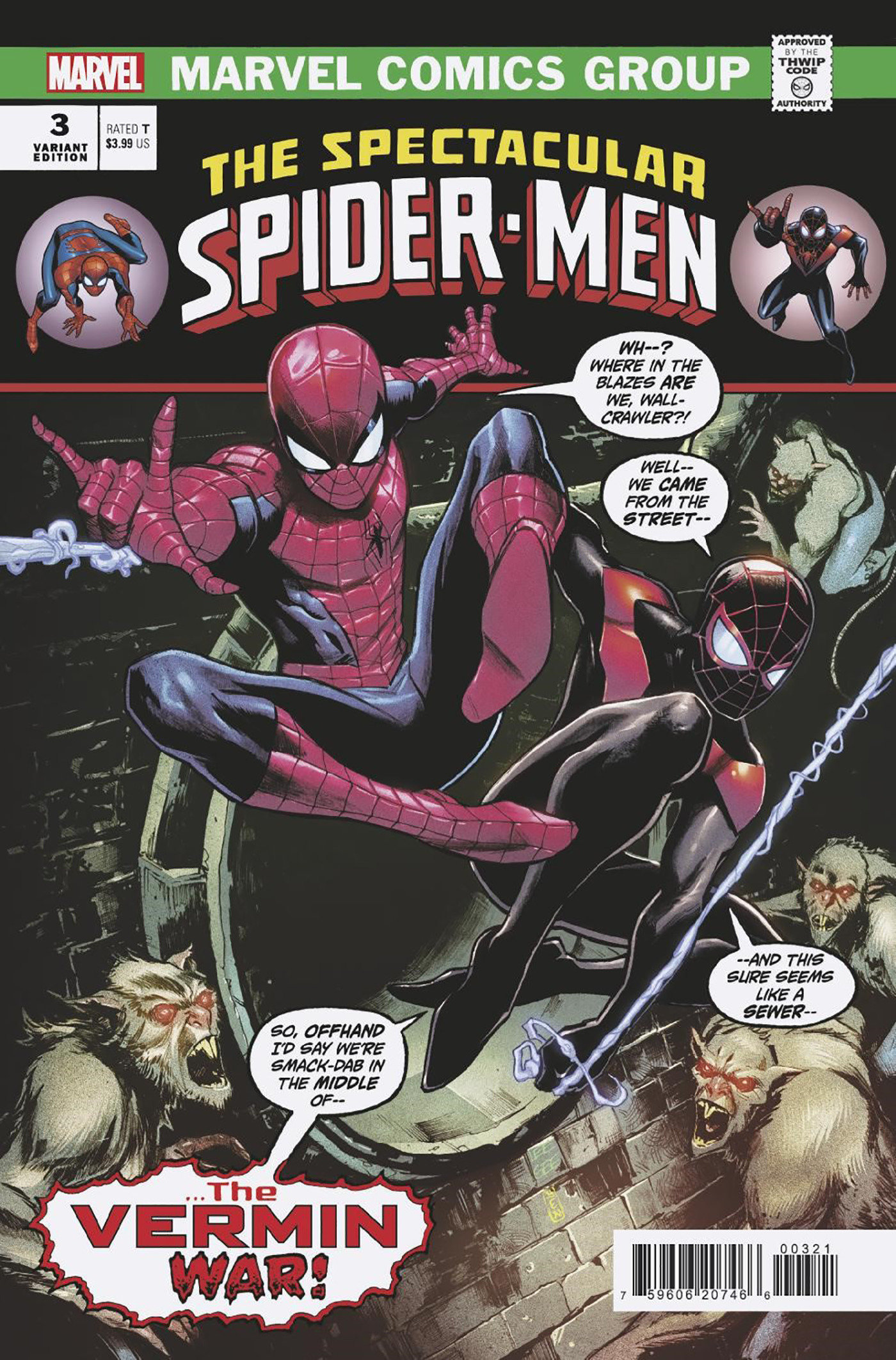 Spectacular Spider-Men #3 Lee Garbett Homage Variant