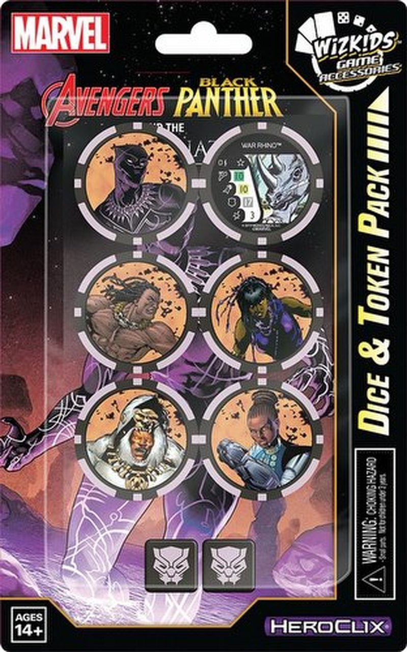 Marvel Heroclix Avengers Black Panther Illuminati Token Pack