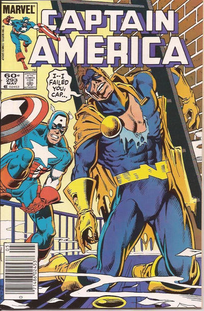 Captain America #293 [Newsstand] - Fn- 