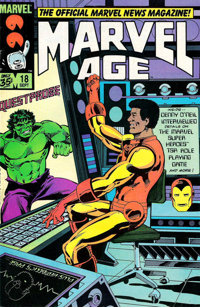 Marvel Age #18-Fine (5.5 – 7)