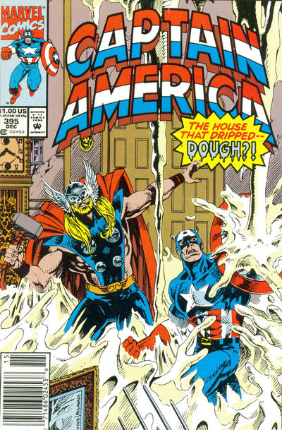 Captain America #395 [Newsstand]-Fine (5.5 – 7)