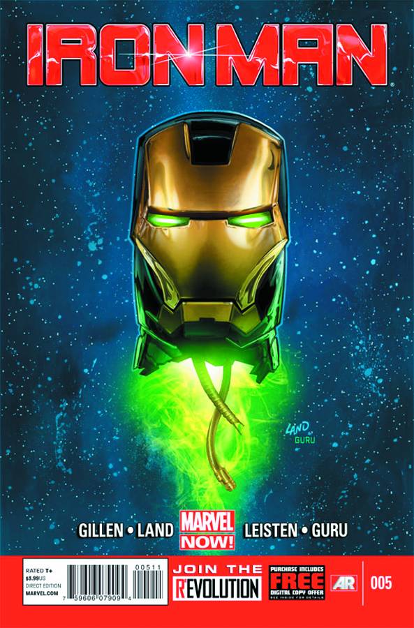 Iron Man #5 (Pagulayan Design Variant) (2012)